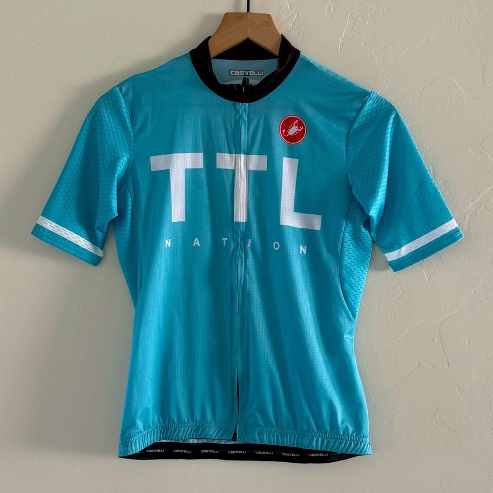 Castelli TTL Nation Women's Teal Cycling Jersey